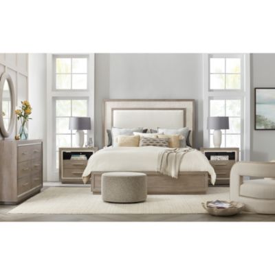 Serenity Rookery King Upholstered Panel Bed