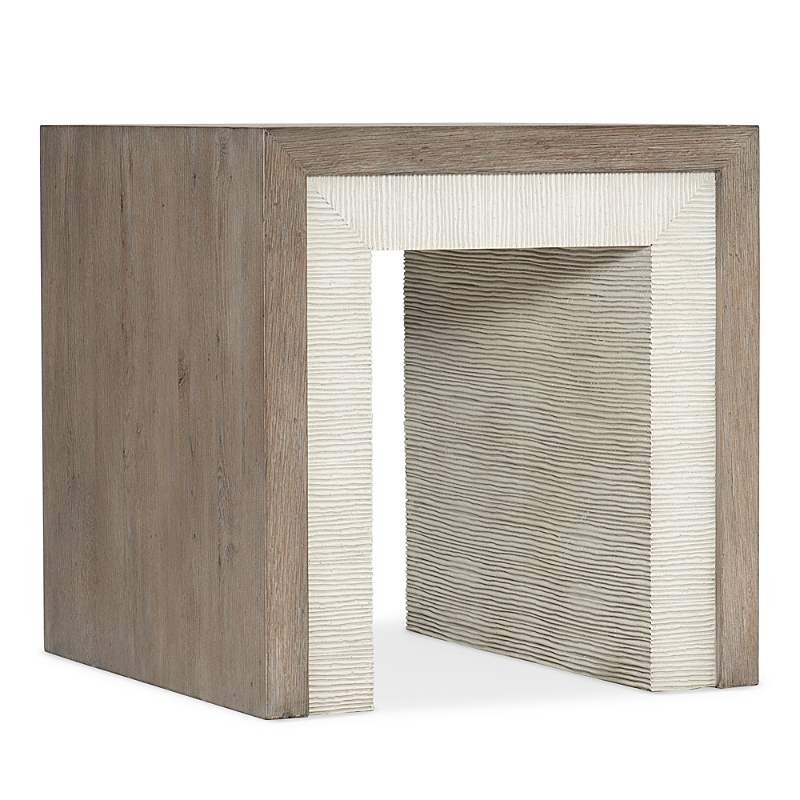 Hooker Furniture Serenity Skipper End Table In Gray