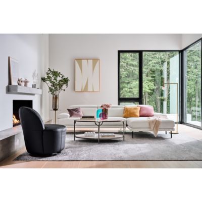 Esposta 2-Piece Leather Sectional