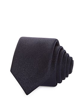 BOSS - Textured Stripe Silk Skinny Tie