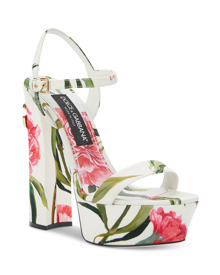 Dolce & Gabbana Women's Ankle Strap Platform High Heel Sandals ...