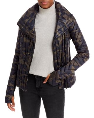 Blanc Noir Down Motion Panel Camouflage Puffer Jacket Bloomingdale s