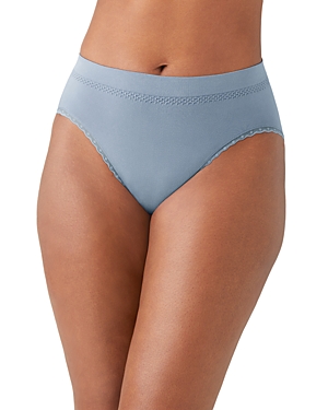Wacoal B.smooth Lace Seamless High-cut Briefs In Country Blye