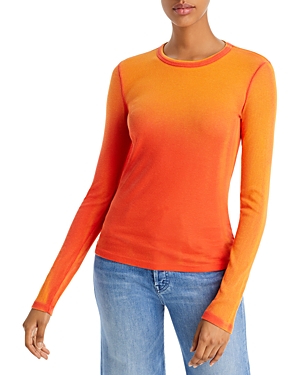 Cotton Citizen Verona Crewneck Tee In Sunny Organge