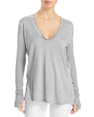 Free People We The Free Fresh & Clean Long Sleeve Top In Heather