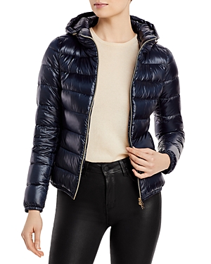 Herno Giada Down Puffer Jacket In Navy