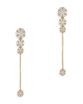 Bloomingdale's Fine Collection - Diamond Drop Earrings in 14K Yellow Gold, 2.0 tcw