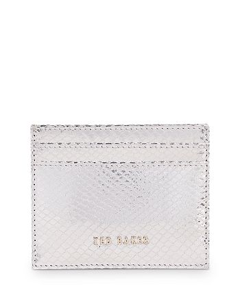 Ted Baker - Silvor Snake Embossed Leather Card Holder