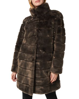 HOBBS LONDON Ros Faux Fur Coat Bloomingdale s