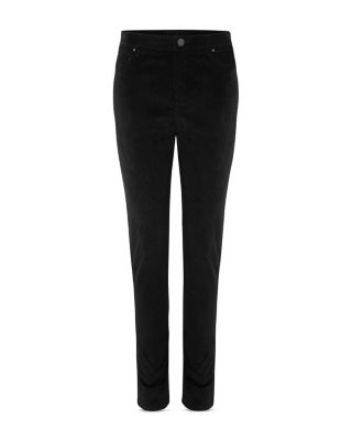 Cotton Blend Velvet Mid Rise Straight Leg Gia Jeans