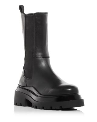 Aqua Women's Jessy Pull on Booties - 100% Exclusive - Black - Size 7.5 - Black Leather