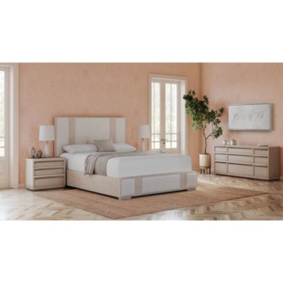 Solaria Queen Wood Frame Panel Bed
