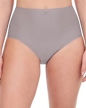 Chantelle Soft Stretch One-size Seamless Briefs In Siamois Gray