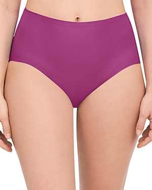 Chantelle Soft Stretch One-size Seamless Briefs In Blackberry