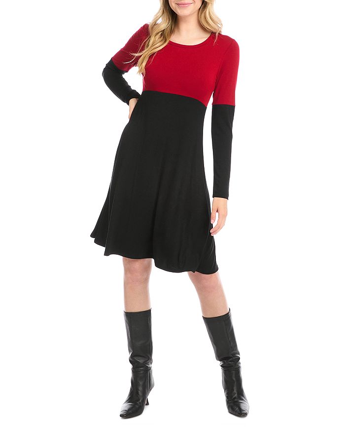 Karen kane top red dress