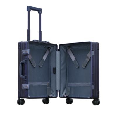 21" Aluminum Carry On Spinner Suitcase