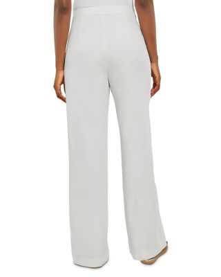 Tailored Wide-Leg Stretch Twill Pant
