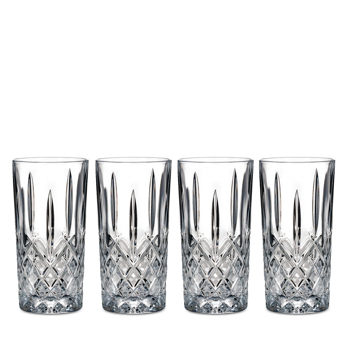 Waterford Marquis by Waterford Markham Highball Glasses, Set of 4 in Clear