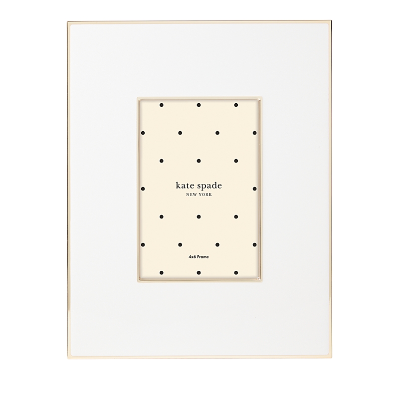Kate Spade Make It Pop 4 X 6 Picture Frame In White