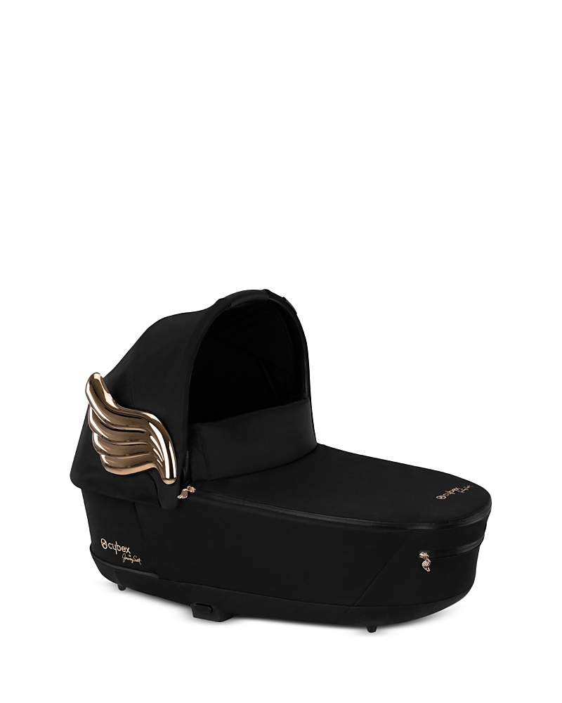 Cybex Priam 4/e-priam 2 Lux Carry Cot - Jeremy Scott Wings In Black