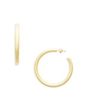 Aqua Yellow Gold Plated Hoop Earrings - 100% Exclusive