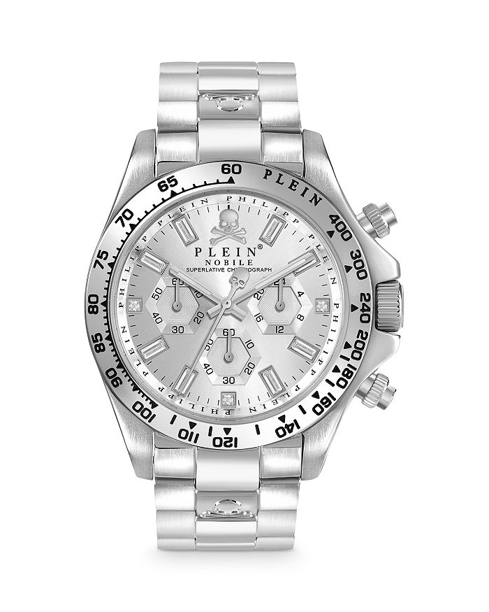 Philipp Plein Uomo Orologio Cronografo Quarzo Nobile da Corsa PWVAA0523 Silicone