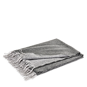 Matouk Paley Throw In Heather/charcoal