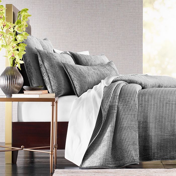 Hudson Park Collection Hudson Park Textured Velvet Bedding Collection