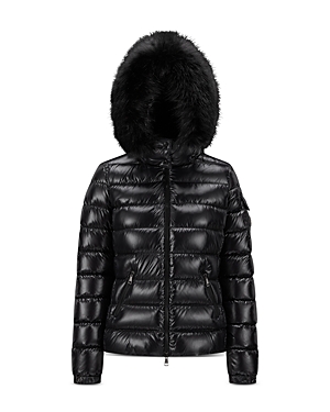 MONCLER BADY FAUX FUR SHORT DOWN JACKET