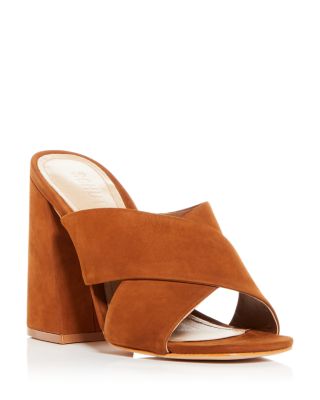 SCHUTZ Women's Callie High Block Heel Slide Sandals Bloomingdale's