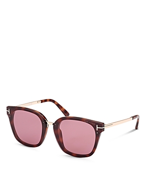 Tom Ford Philippa Square Sunglasses, 68mm
