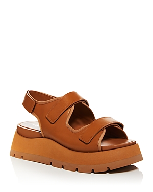3.1 Phillip Lim Women's Kate Grip Tape Strap Platform Sandals In Tan