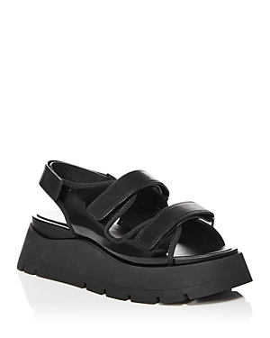 3.1 Phillip Lim Women's Kate Grip Tape Strap Platform Sandals In Black