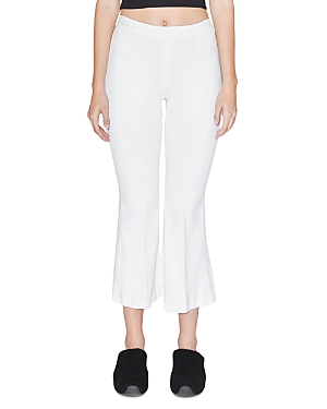 ROSETTA GETTY CROPPED FLARE LEG PANTS