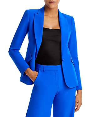 L Agence Chamberlain Single-breasted Blazer In Pop Blue