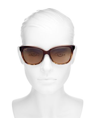 Starfish Polarized Cat Eye Sunglasses, 56mm