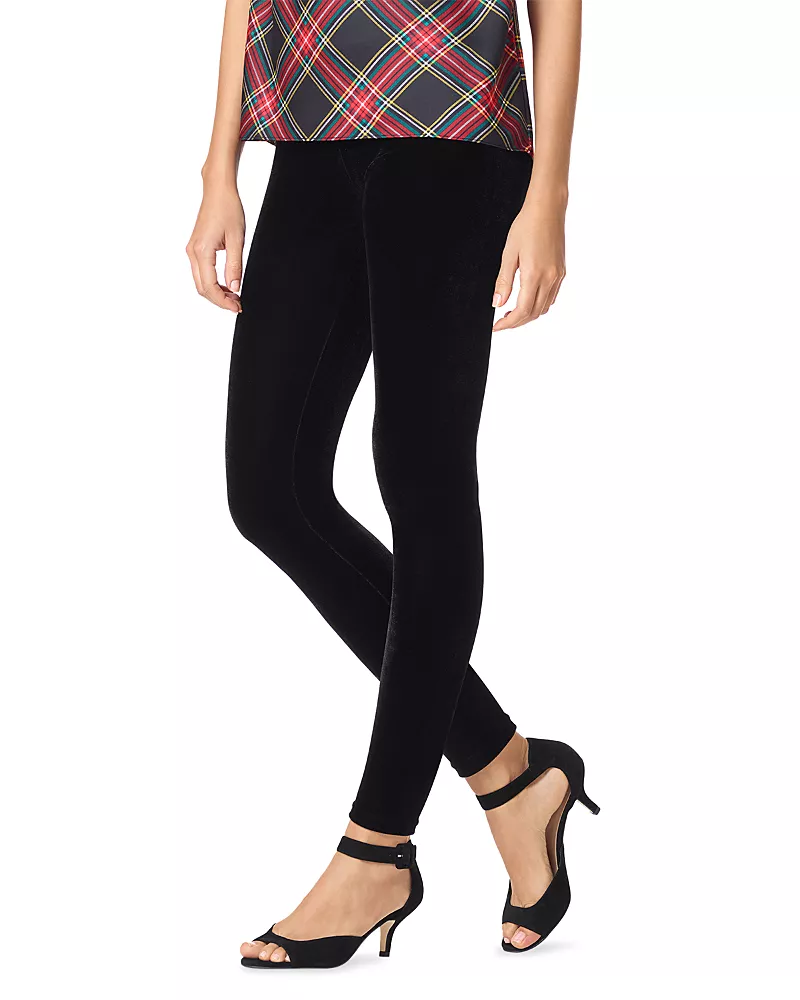 Hue Velvet High Rise Leggings