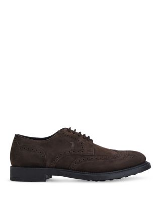 Tod's - Men's Bucature Forma Wingtip Derby Dress Shoe