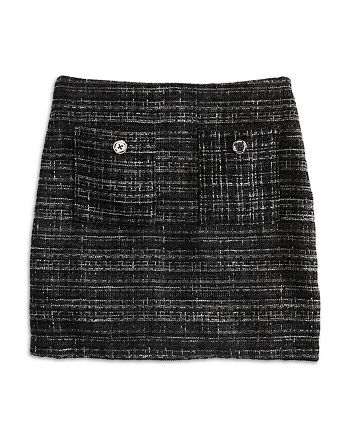 AQUA - Girls' Tweed Mini Skirt, Big Kid - 100% Exclusive