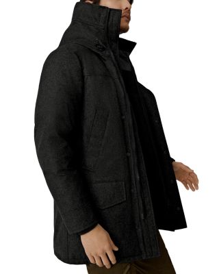 Langford Hooded Wool Blend Down Parka