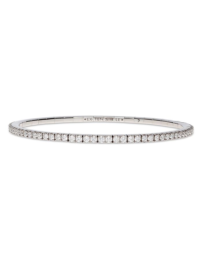 Mia Waterproof Stretch Tennis Bracelet – 18k Gold Plated Stainless Steel main image 1