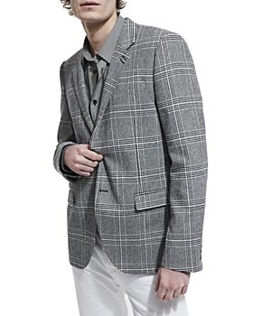 The Kooples - Snug Fit Check Wool Suit Jacket