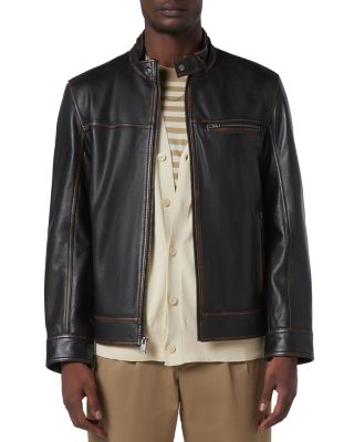 Andrew marc men's leather jacket hotsell