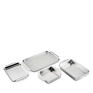 Hestan Stainless Steel 5 Pc Baking Set In Silver