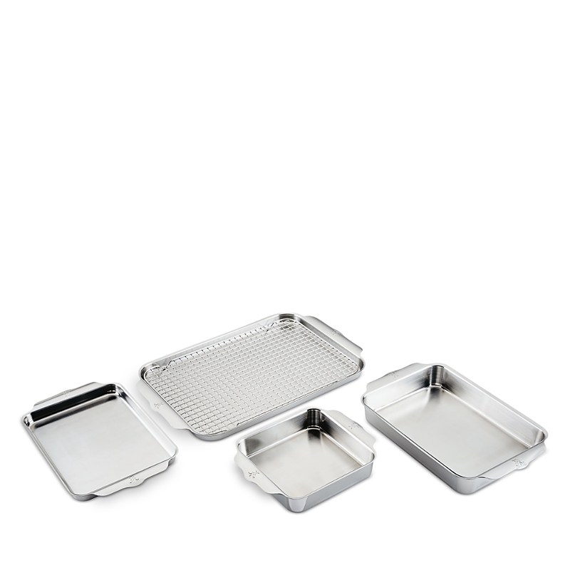 Hestan Stainless Steel 5 Pc Baking Set In Silver
