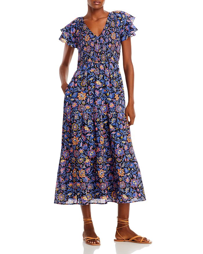 Banjanan Ira Cotton Flutter Sleeve Dress | Bloomingdale's