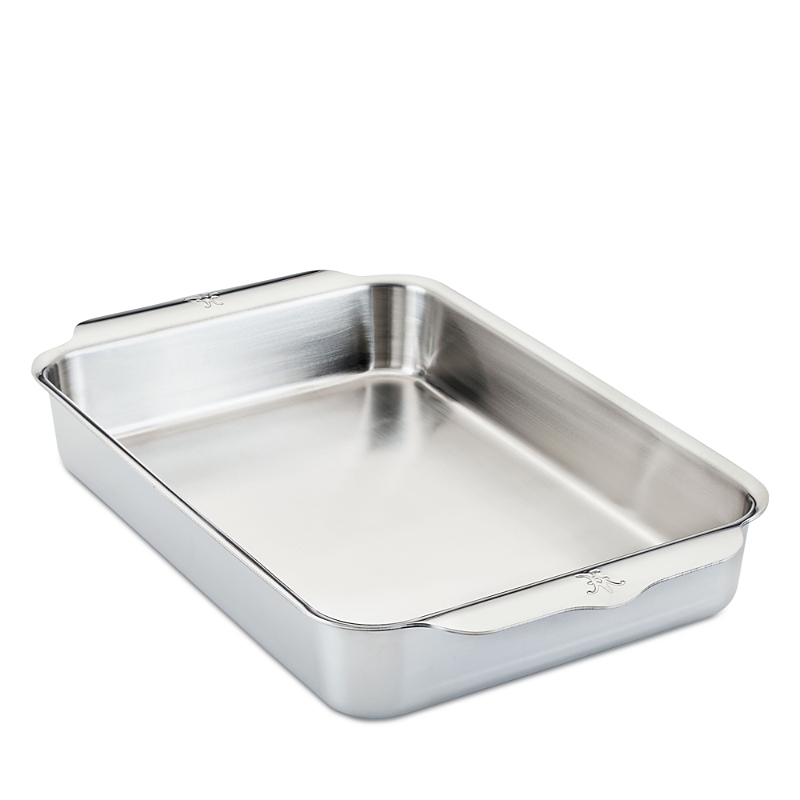 Hestan Stainless Steel Rectangular Baker In Silver