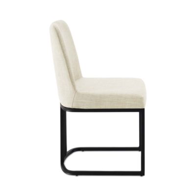 Amplify Sled Base Upholstered Fabric Dining Side Chair