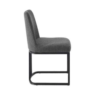  Amplify Sled Base Upholstered Fabric Dining Side Chair