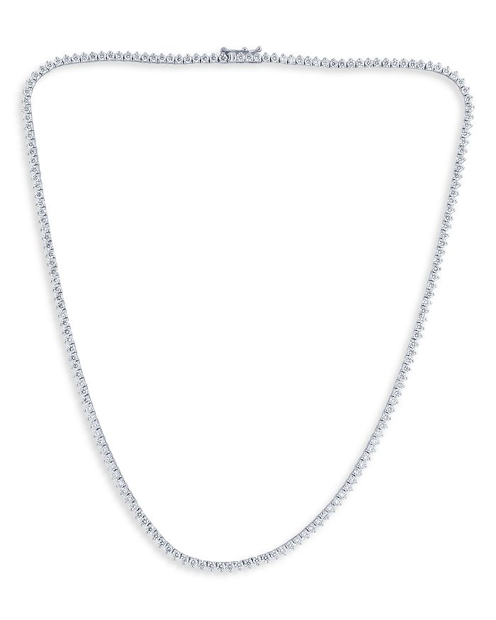 Bloomingdale's - Diamond Tennis Necklace in 14K White Gold, 7.50 ct. t.w. - 100% Exclusive
